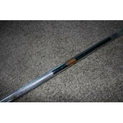 Halterstang 145 cm (schroefsluiting) met schijven (57,5 kg)