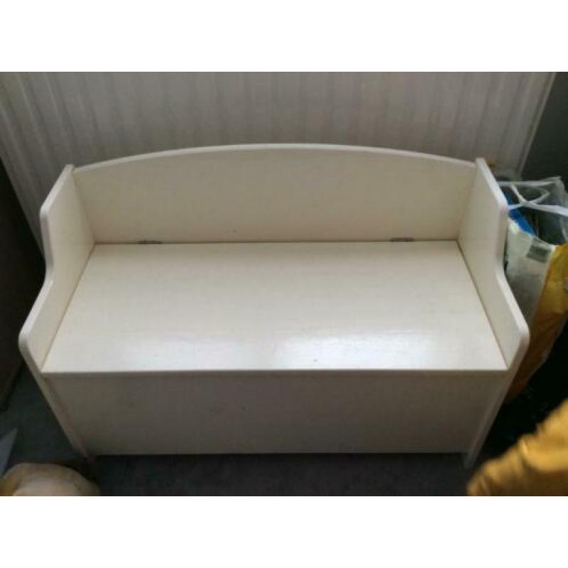 Houten klep bankje