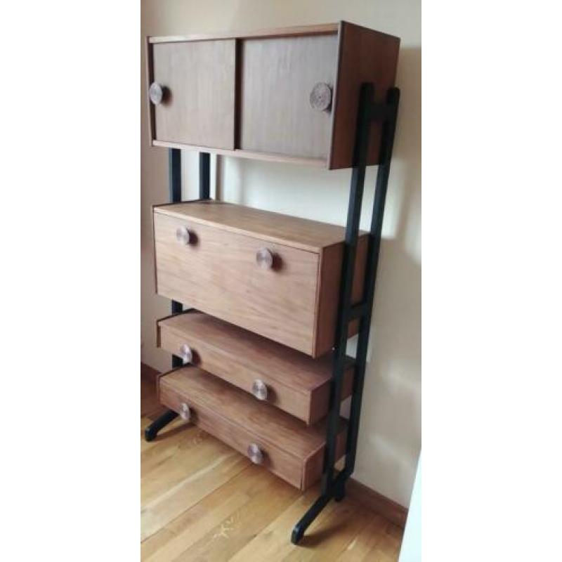 vintage jaren 60/70 simpla lux kast / wandmeubel