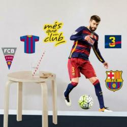 Suárez muursticker, FC Barcelona Voetbal muursticker -25%