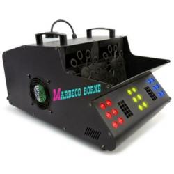 Rookmachine + Bellenblaas Double, LED, 3 in 1, Smoke, Bubble