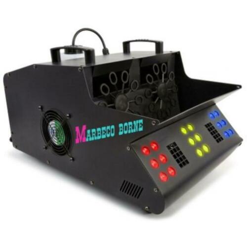 Rookmachine + Bellenblaas Double, LED, 3 in 1, Smoke, Bubble