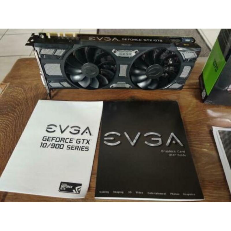 EVGA GTX1070 8GB SUPERCLOCKED - Gaming Videokaart.