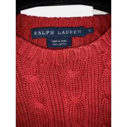 Ralph Lauren Red Pullover size S