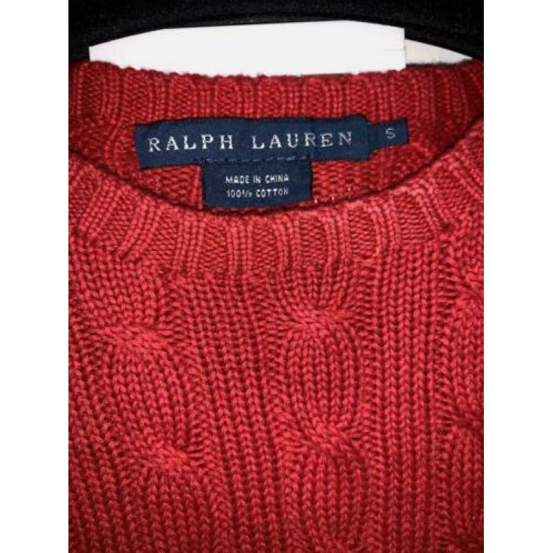 Ralph Lauren Red Pullover size S