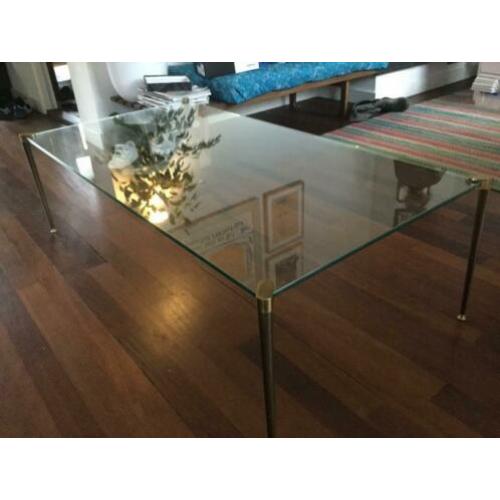Elegante glazen salontafel