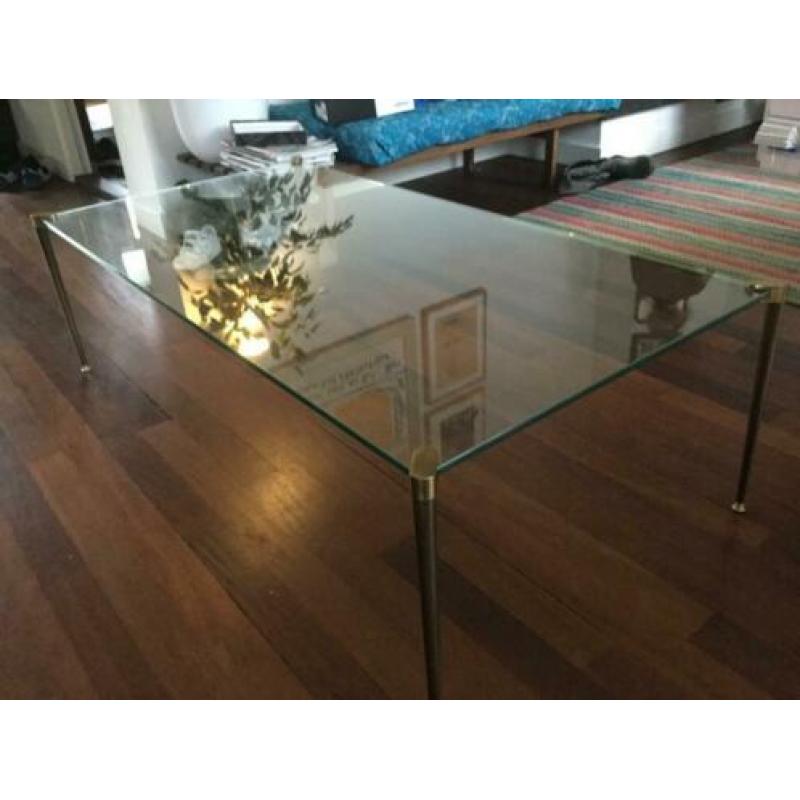 Elegante glazen salontafel