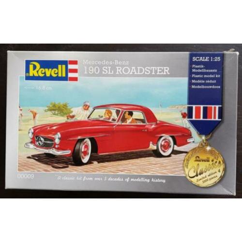 Revell Mercedes-Benz 190SL 1/25 modelkit *NIEUW*