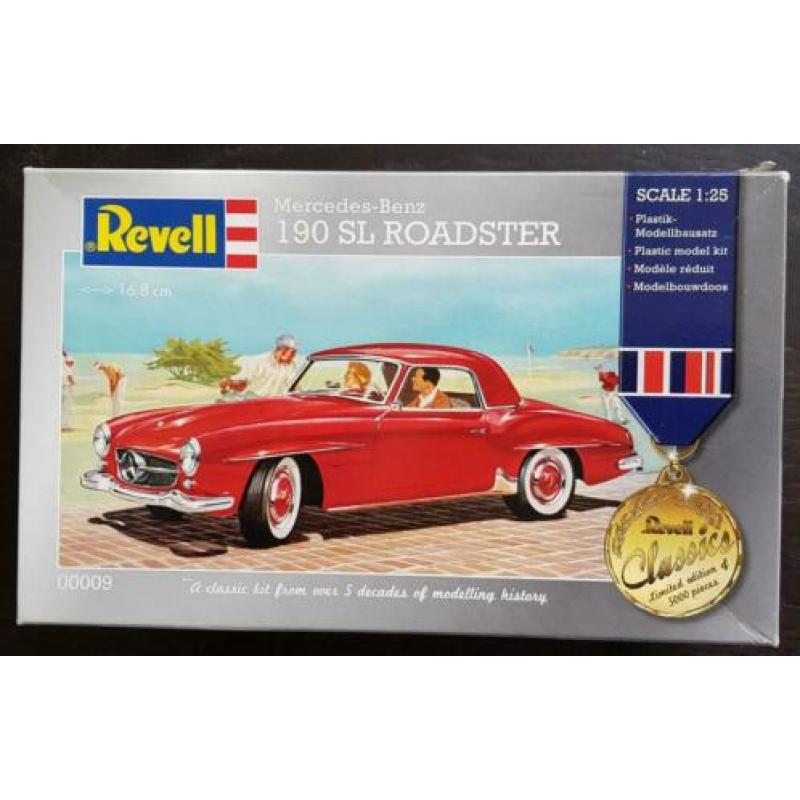 Revell Mercedes-Benz 190SL 1/25 modelkit *NIEUW*