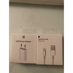 Originele Apple lader en adapter