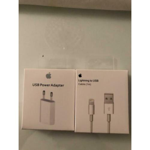 Originele Apple lader en adapter