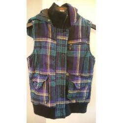 kisstherapy? bodywarmer, lederen bies