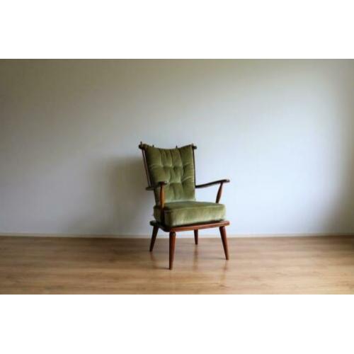 Vintage fauteuil | spijlenstoel | stoel | jaren 60