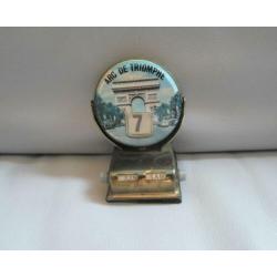 Vintage Desk Office Perpetual Metal Flip Calendar