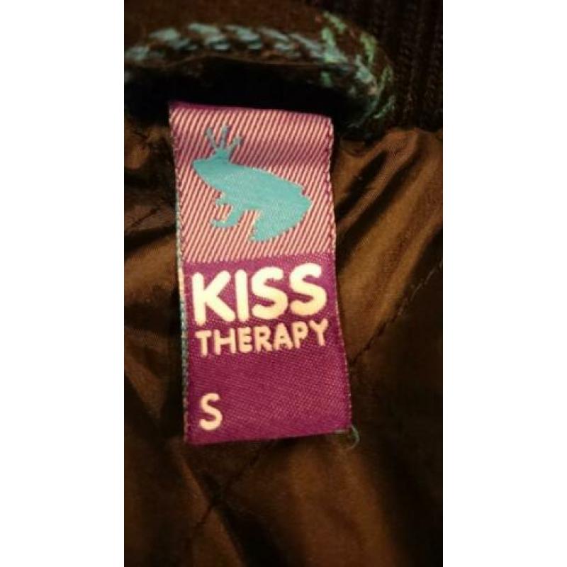kisstherapy? bodywarmer, lederen bies