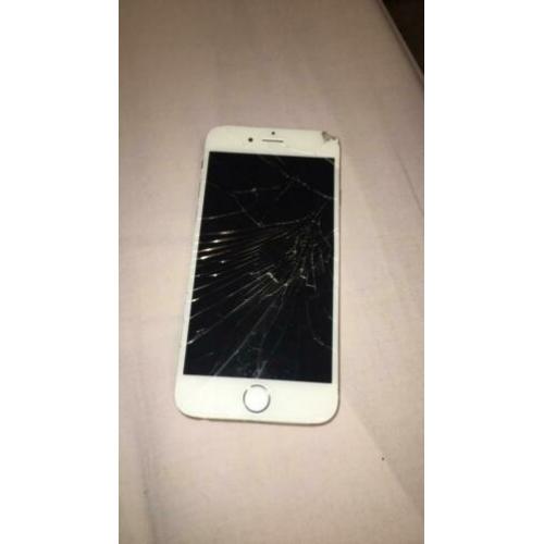 Iphone 6 gold (defect) hij doet het niet