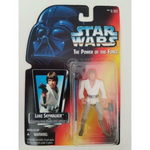 Star Wars POTF Red Photo Luke Skywalker Grappling Blaster