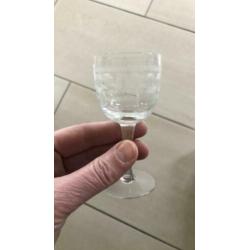 Retro glas voor bv port