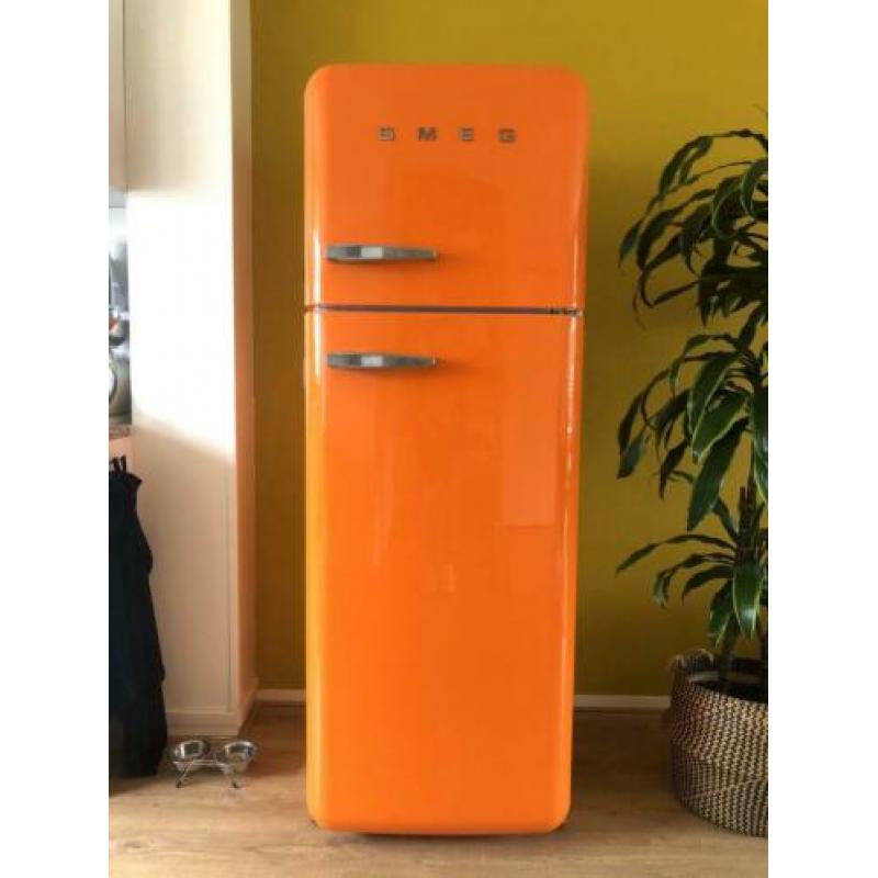 Smeg koelkast vrieskast FAB30ROR3 oranje