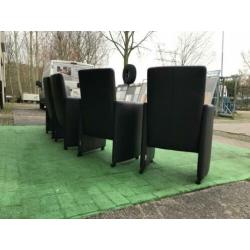 W.SCHILLIG "model Elana" eetkamer fauteuils