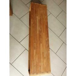 Houten wandmeubel 130bx25hx30d van woonwinkel kabinet
