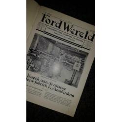 Authentiek blad Ford Wereld 1933