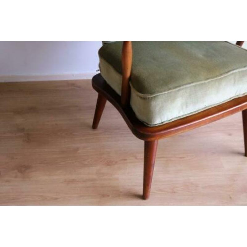 Vintage fauteuil | spijlenstoel | stoel | jaren 60