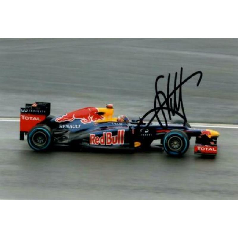 Diverse handtekeningen F1 coureurs