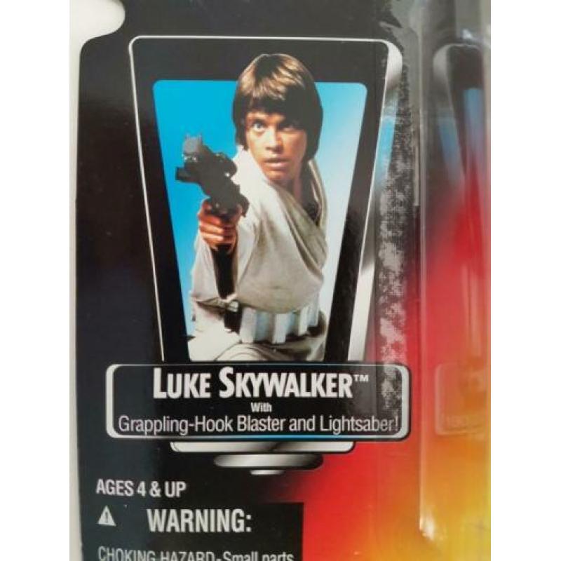 Star Wars POTF Red Photo Luke Skywalker Grappling Blaster