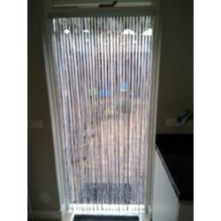 Te koop vliegen gordijn Palermo transparant-grey maat 90x210