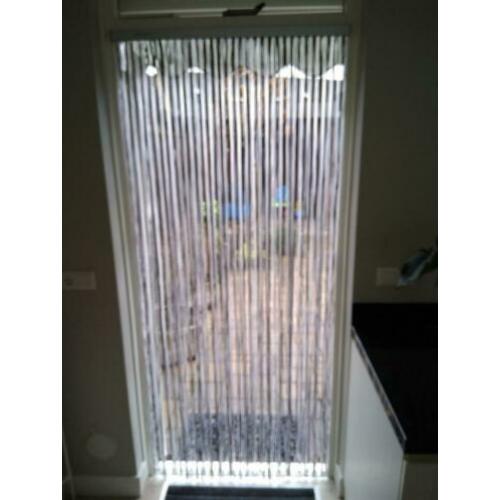 Te koop vliegen gordijn Palermo transparant-grey maat 90x210