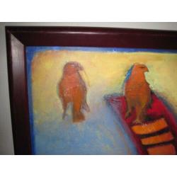 Schilderij buizerds - anita de harde