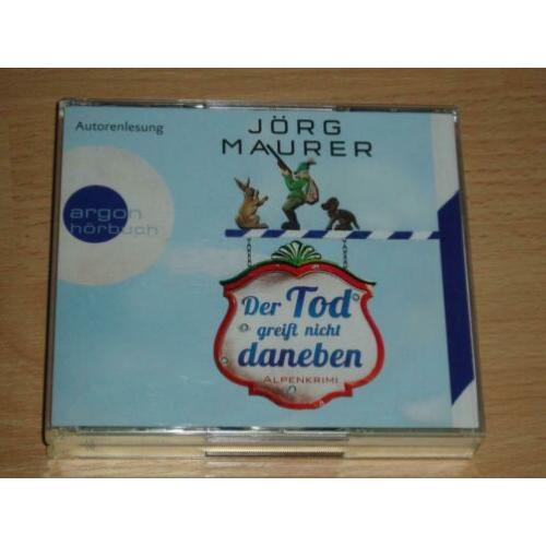 6 cd luisterboek Jorg Maurer - Der tod greift nicht daneben
