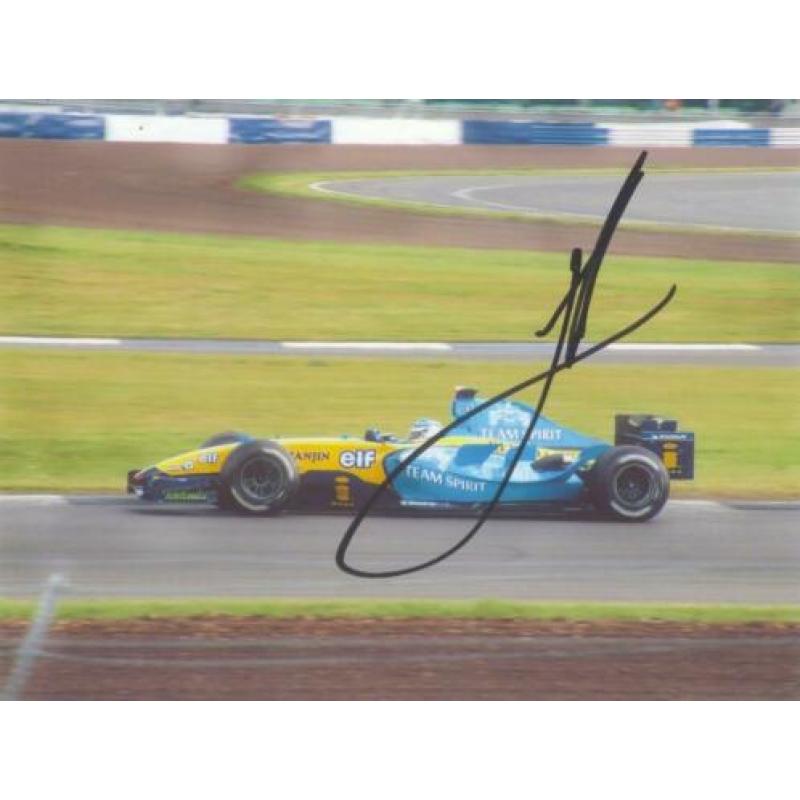 Diverse handtekeningen F1 coureurs