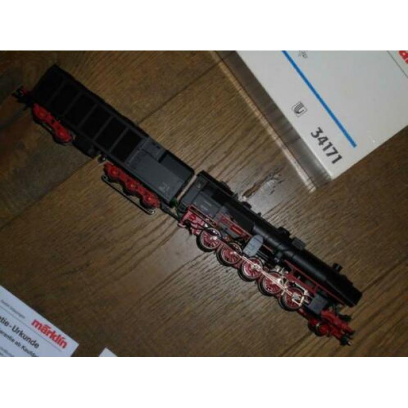 Marklin HO Stoomlocomotief met Condenstender nr. 34171 ovp