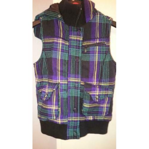 kisstherapy? bodywarmer, lederen bies