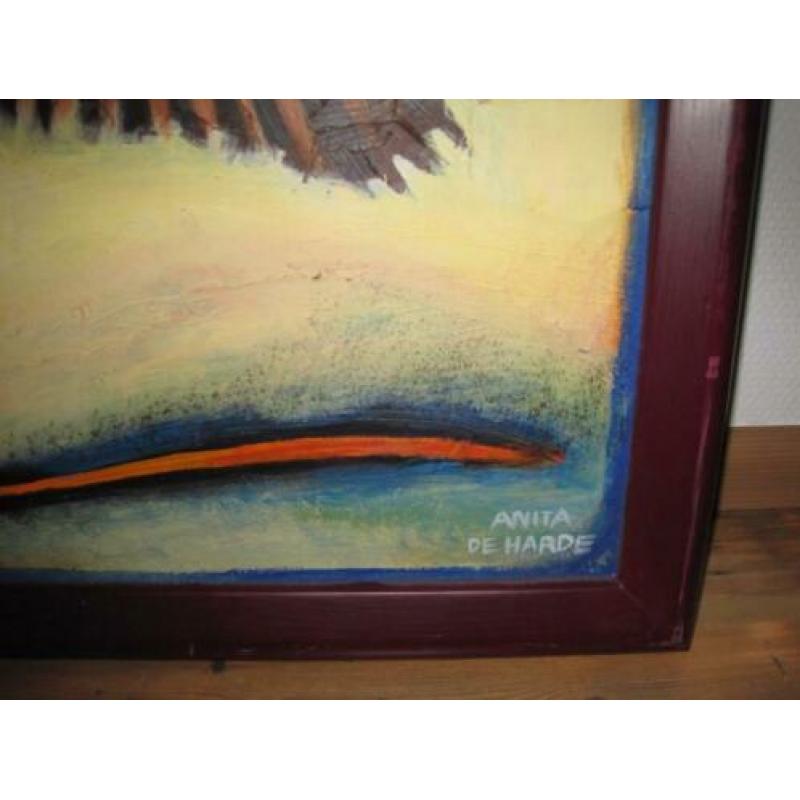 Schilderij buizerds - anita de harde