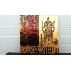 Modern Chinees Schilderij 90x90