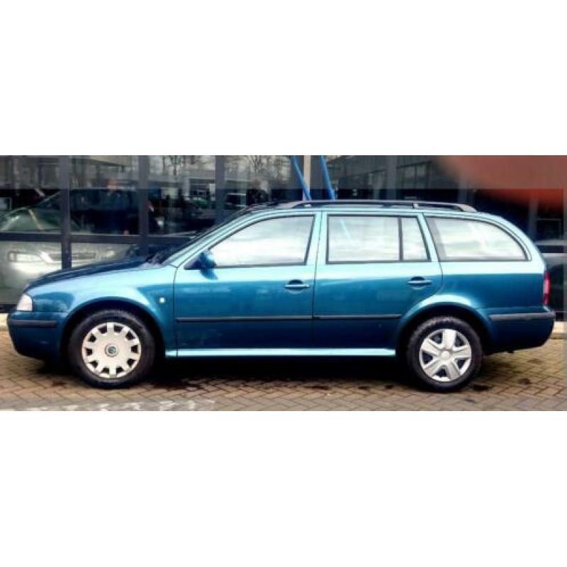 Skoda Octavia 1.9 TDI Combi 81KW 2003 Blauw (Turquois)