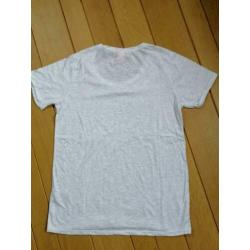 SCOTCH & SODA t- shirt grijs mêlee maat 2 maat M - zgan -
