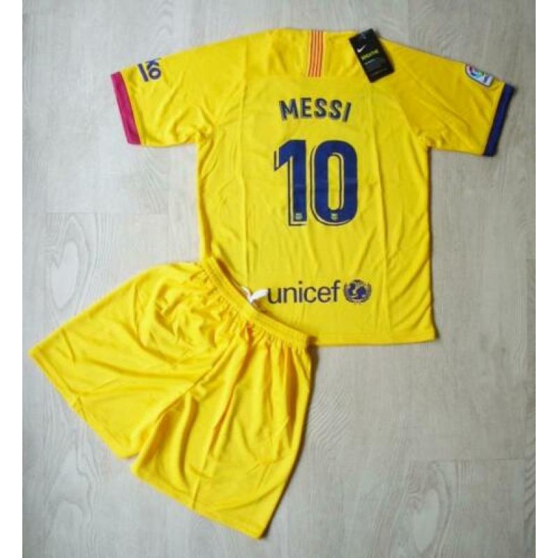 Barcelona 2019/20 - MESSI Uit Tenue Kids - mt. 128