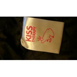 kisstherapy? bodywarmer, lederen bies