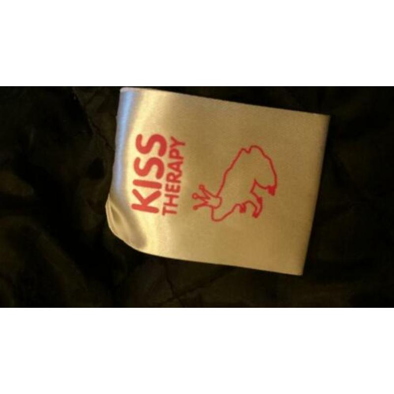 kisstherapy? bodywarmer, lederen bies