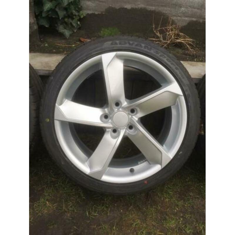 18” velgen + banden toyota auris corolla verso avensis 5x100