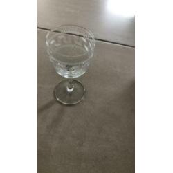 Retro glas voor bv port