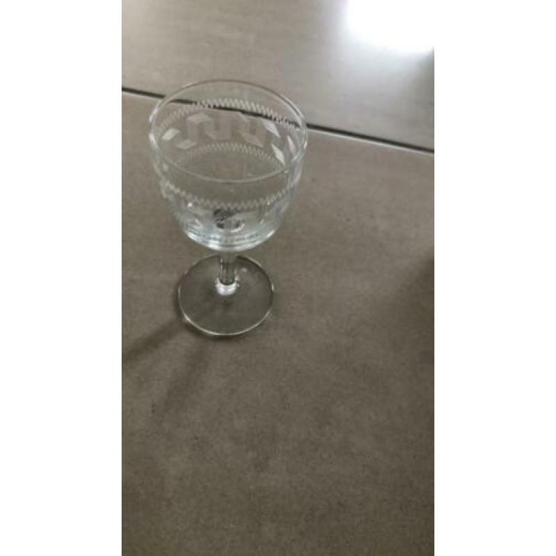 Retro glas voor bv port