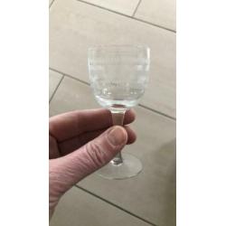 Retro glas voor bv port