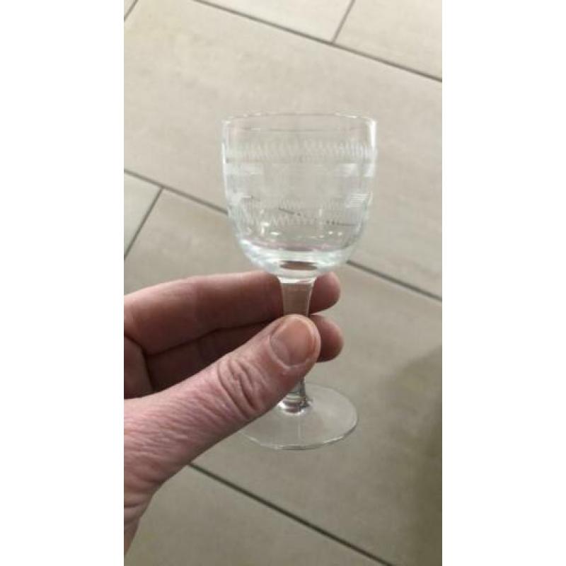 Retro glas voor bv port