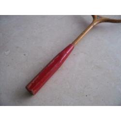 Oud houten racket, badmintonracket, vintage, retro, antiek
