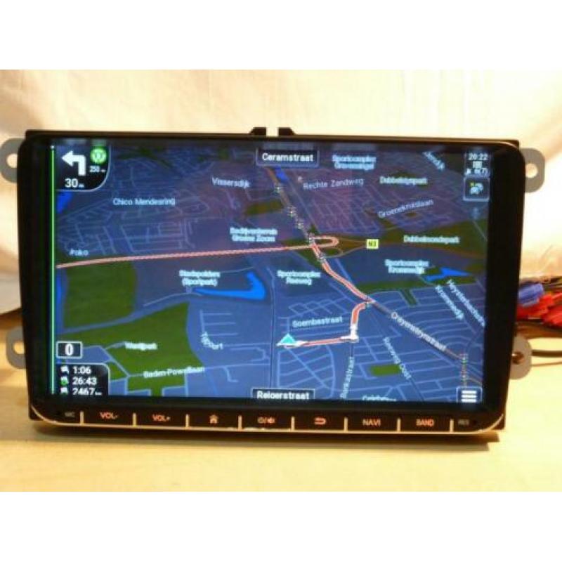 Android VW Seat Skoda Radio Navigatie Polo Golf Passat Jetta